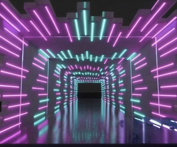 Modern Exhibition Hall-ID:605750183