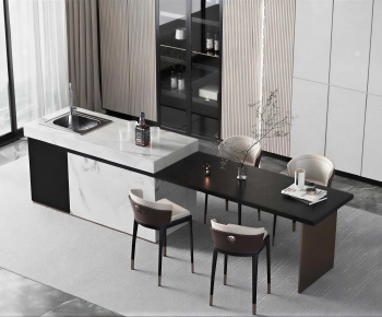 Modern Dining Table And Chairs-ID:659333944
