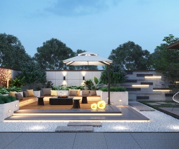 Modern Courtyard/landscape-ID:235646014