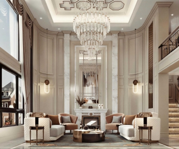 Simple European Style A Living Room-ID:217371018