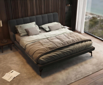 Modern Double Bed-ID:513233906