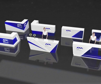 Modern Reception Desk-ID:105530025