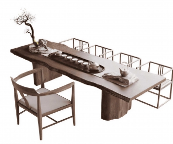 New Chinese Style Tea Tables And Chairs-ID:592024097