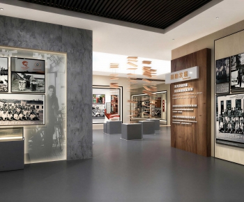 Modern Exhibition Hall-ID:753706932
