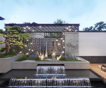 New Chinese Style Courtyard/landscape-ID:823141104