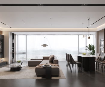 Modern A Living Room-ID:438859573