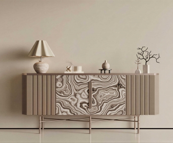 Wabi-sabi Style Side Cabinet-ID:707050091