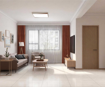 Nordic Style A Living Room-ID:617784028