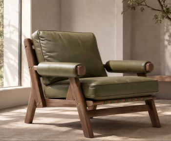 Wabi-sabi Style Lounge Chair-ID:487512114