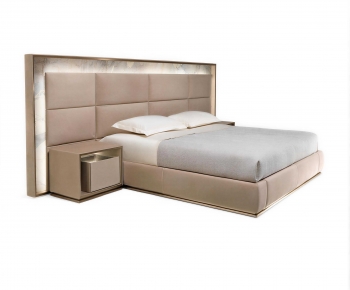 Modern Double Bed-ID:903050996