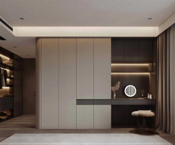 Modern Clothes Storage Area-ID:292462116