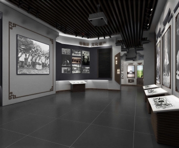 New Chinese Style Exhibition Hall-ID:286936045