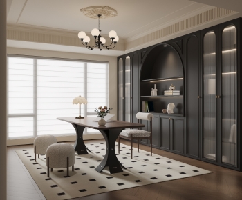 French Style Study Space-ID:124810932