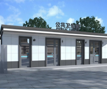 Modern Public Building-ID:267843018