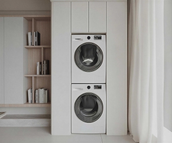 Modern Laundry Cabinet-ID:947761067