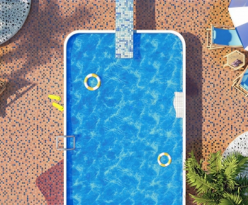 Modern Swimming Pool-ID:482928994
