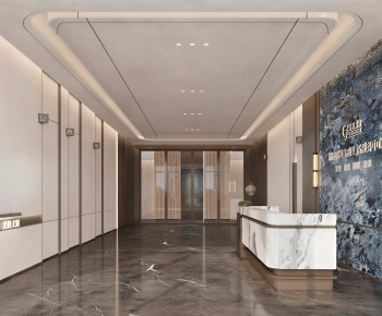 Modern Office Reception Desk-ID:900878917