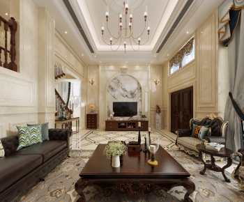 American Style A Living Room-ID:619481094