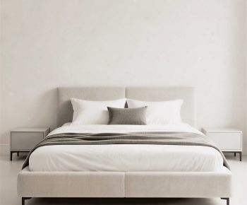 Modern Double Bed-ID:267398128