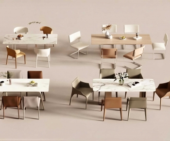 Modern Dining Table And Chairs-ID:209430931