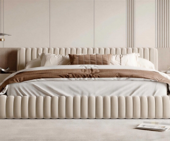 Modern Double Bed-ID:464281085