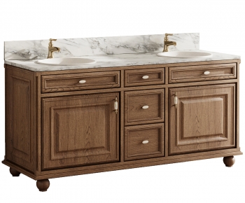 European Style Bathroom Cabinet-ID:613832001