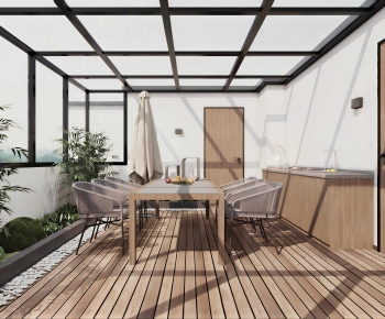 Modern Glass Sun Room-ID:629132992
