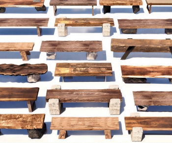 Wabi-sabi Style Bench-ID:967181928
