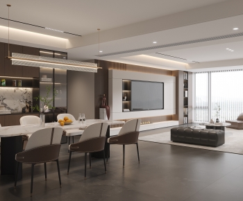 Modern A Living Room-ID:934763916