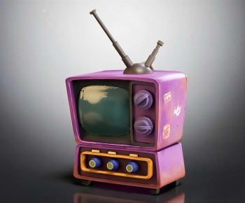 Retro Style TV Set-ID:337104084