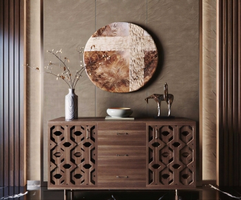 New Chinese Style Side Cabinet-ID:999363908