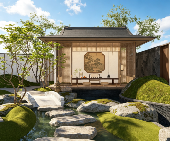 New Chinese Style Courtyard/landscape-ID:374538988