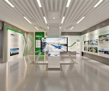 Modern Office Exhibition Hall-ID:230973969