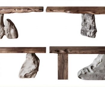 Wabi-sabi Style Bench-ID:610167032