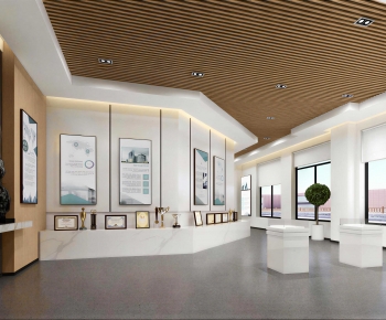 Modern Exhibition Hall-ID:884998085