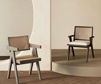 Wabi-sabi Style Lounge Chair-ID:266604909