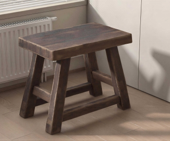 Wabi-sabi Style Stool-ID:587430002