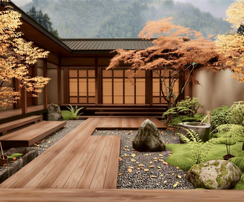 New Chinese Style Courtyard/landscape-ID:551279077