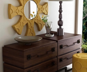 New Chinese Style Entrance Cabinet-ID:201764112