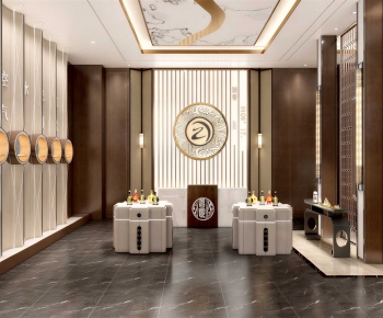 New Chinese Style Exhibition Hall-ID:779396063