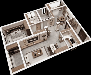 New Chinese Style A Bird's-eye View Of Home Decoration-ID:913259984