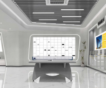 Modern Exhibition Hall-ID:308584937