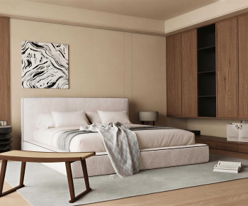 Wabi-sabi Style Bedroom-ID:390321974