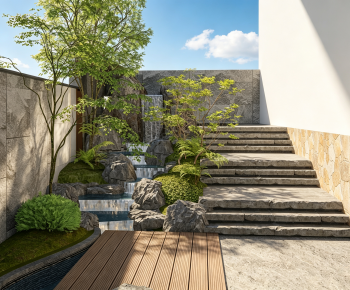 New Chinese Style Courtyard/landscape-ID:326991197