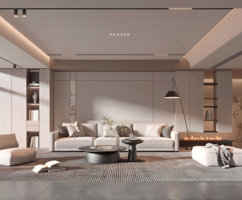 Modern A Living Room-ID:344521058