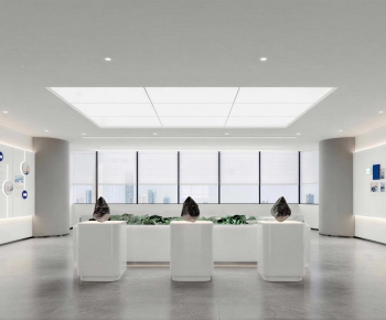 Modern Office Exhibition Hall-ID:482753044