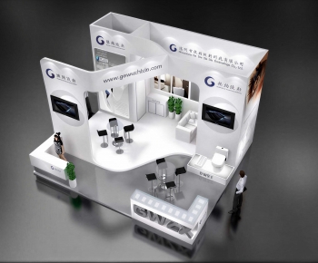 Modern Exhibition Hall-ID:603508957