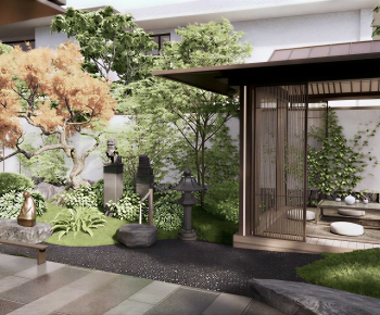 New Chinese Style Courtyard/landscape-ID:316087965