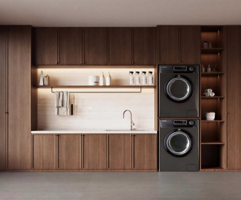 Modern Laundry Cabinet-ID:728760968