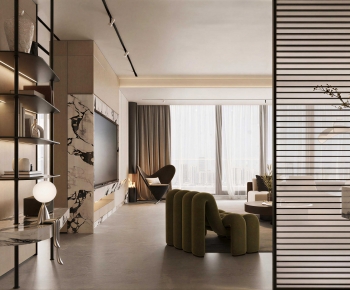 Modern A Living Room-ID:689660073